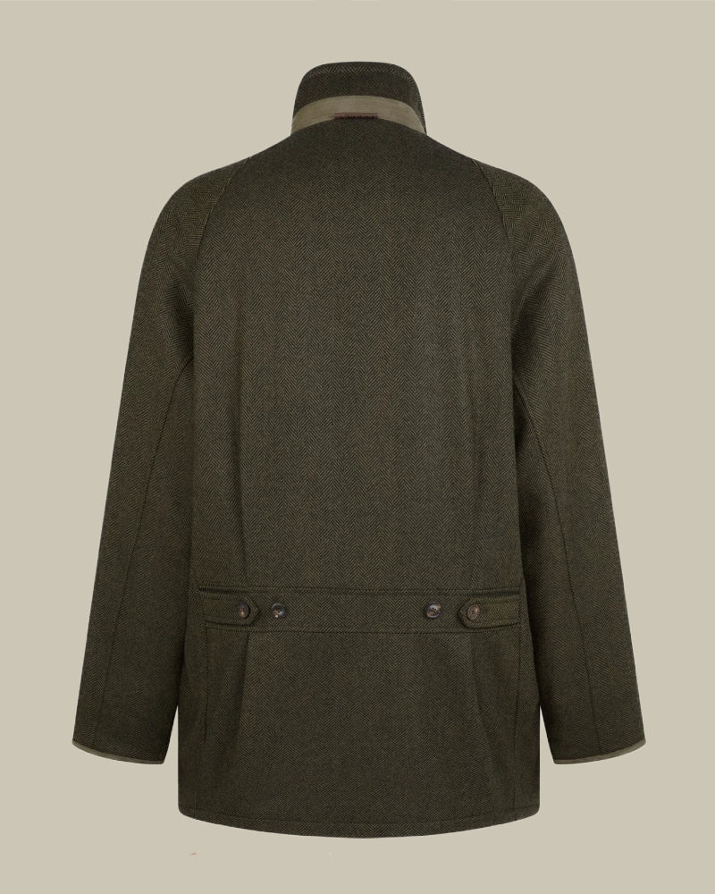 Dinmore Cashmere Tweed Raglan Field Coat