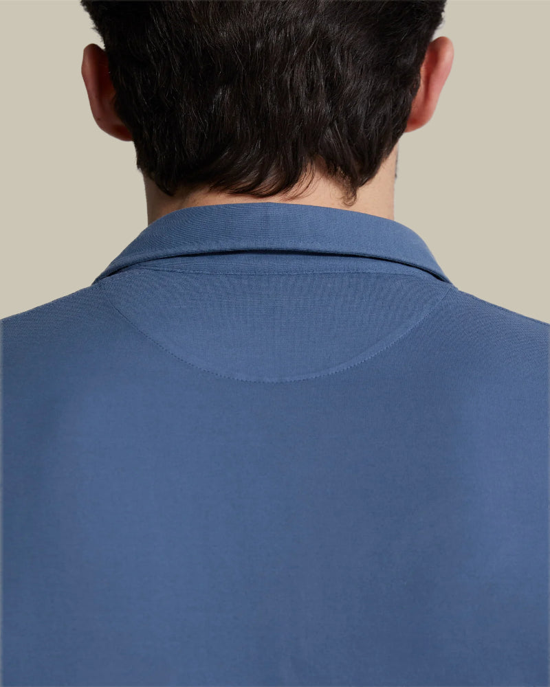Alby Navy Quick Dry Jersey Polo