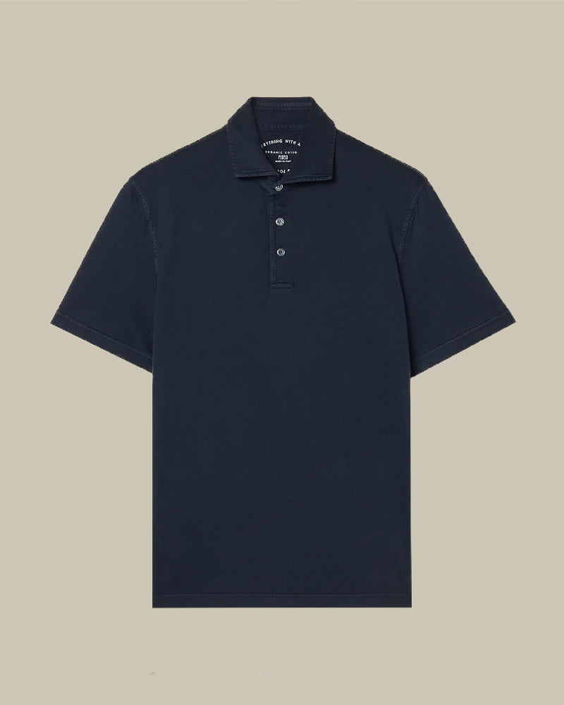 Navy Quick Dry Polo