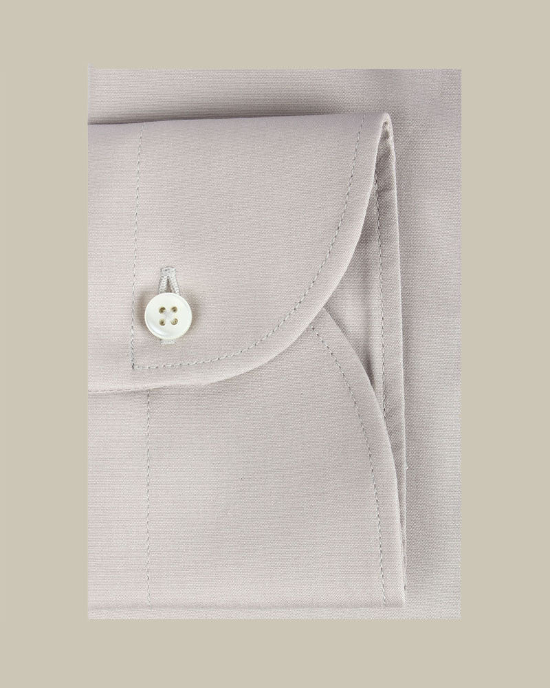 Mauve Poplin Slim Fit Shirt