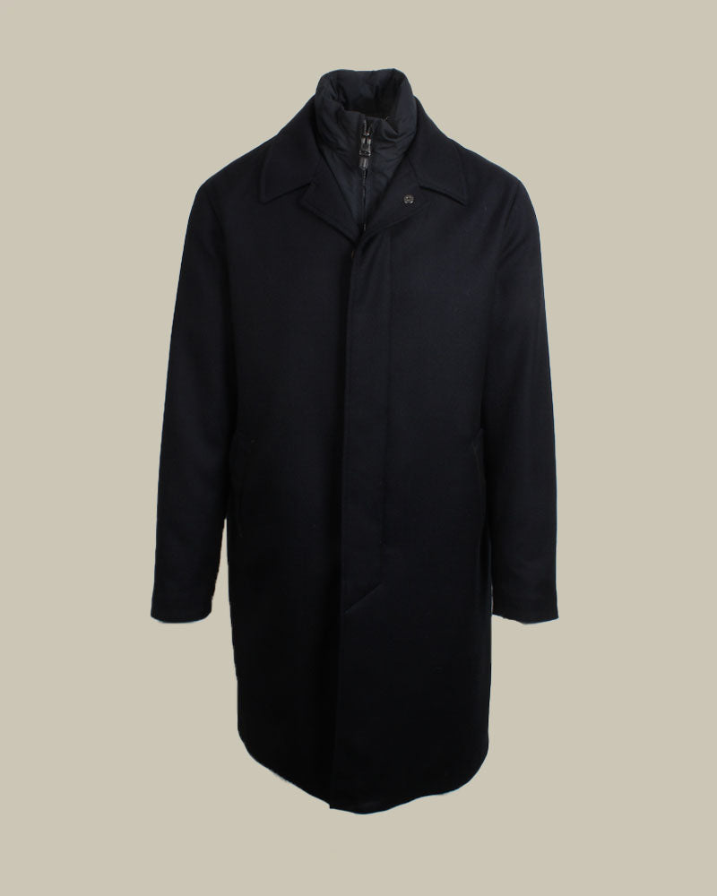 2 In 1 Water Repellent Wool Car Coat