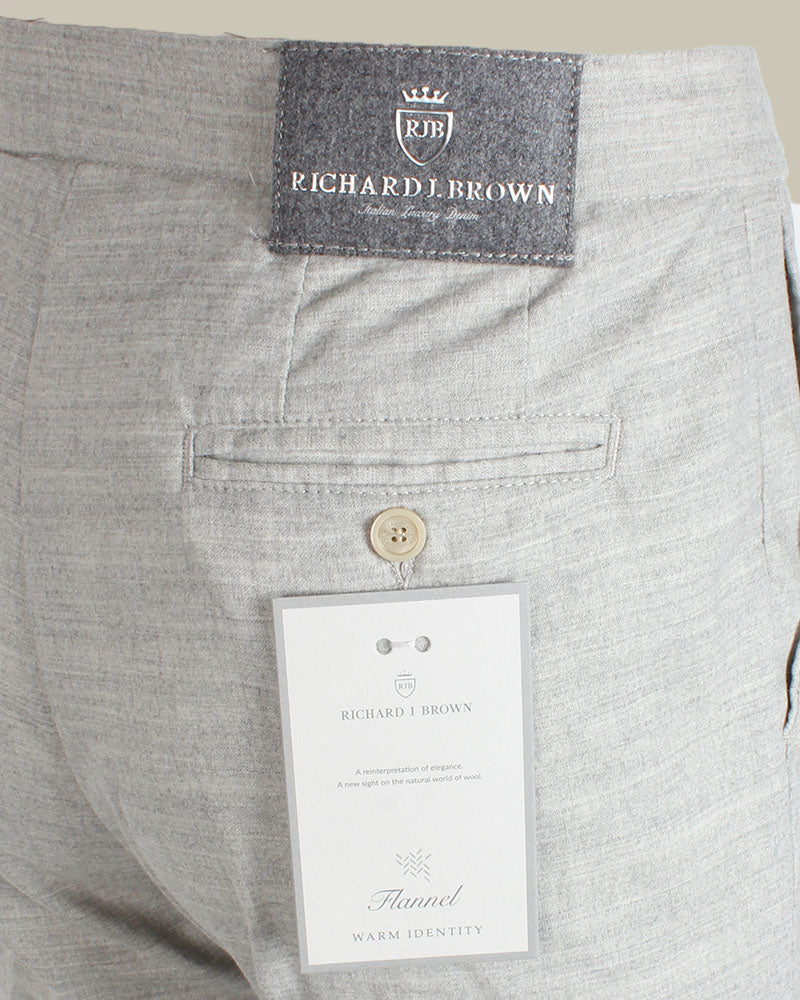 CAPRERA Light Grey Flannel Trouser