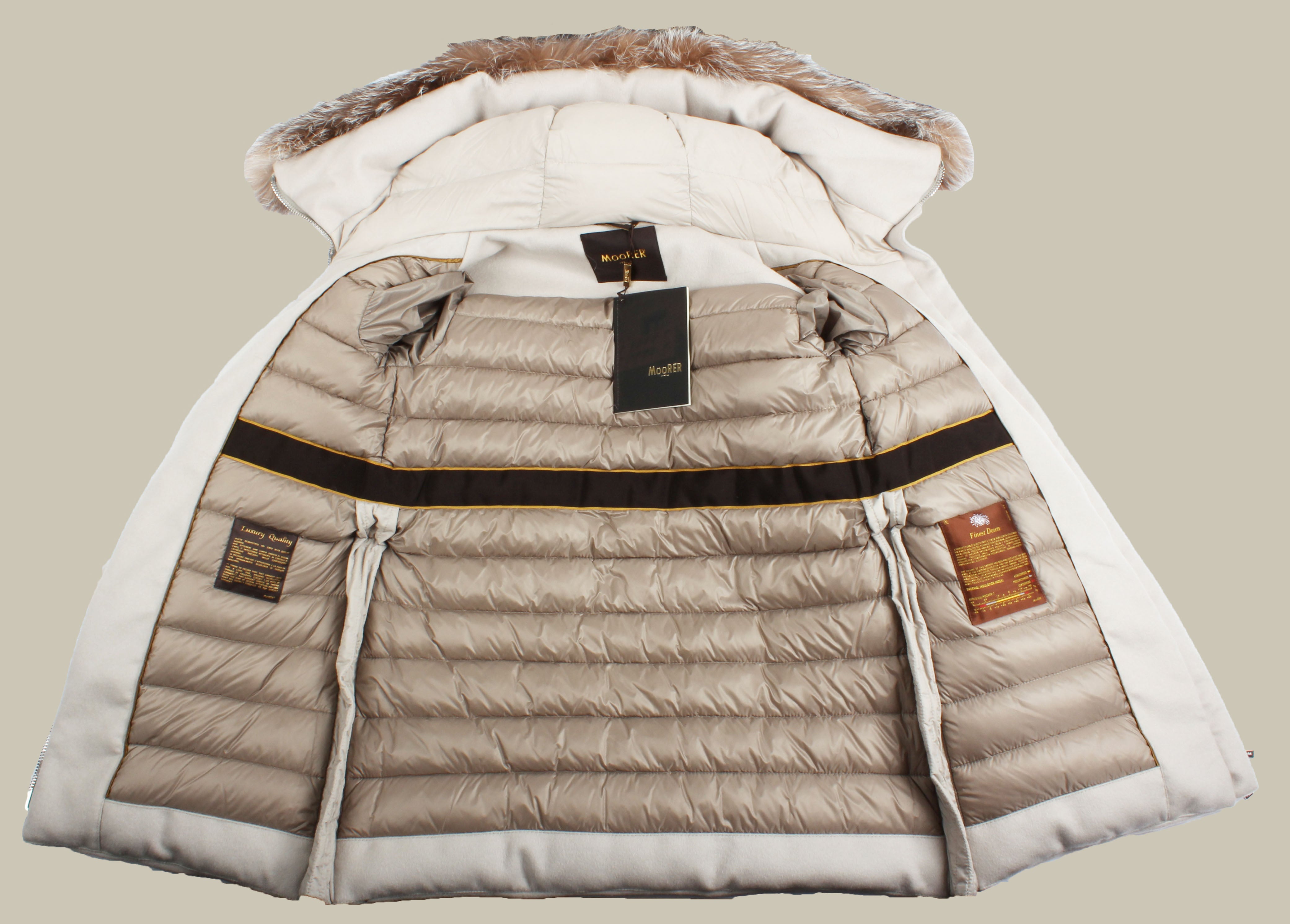 FRESIA Beige Trapeze-Line Coat