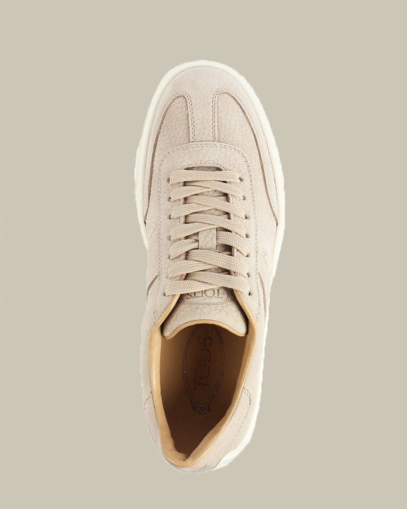 Beige Nubuck Sneakers