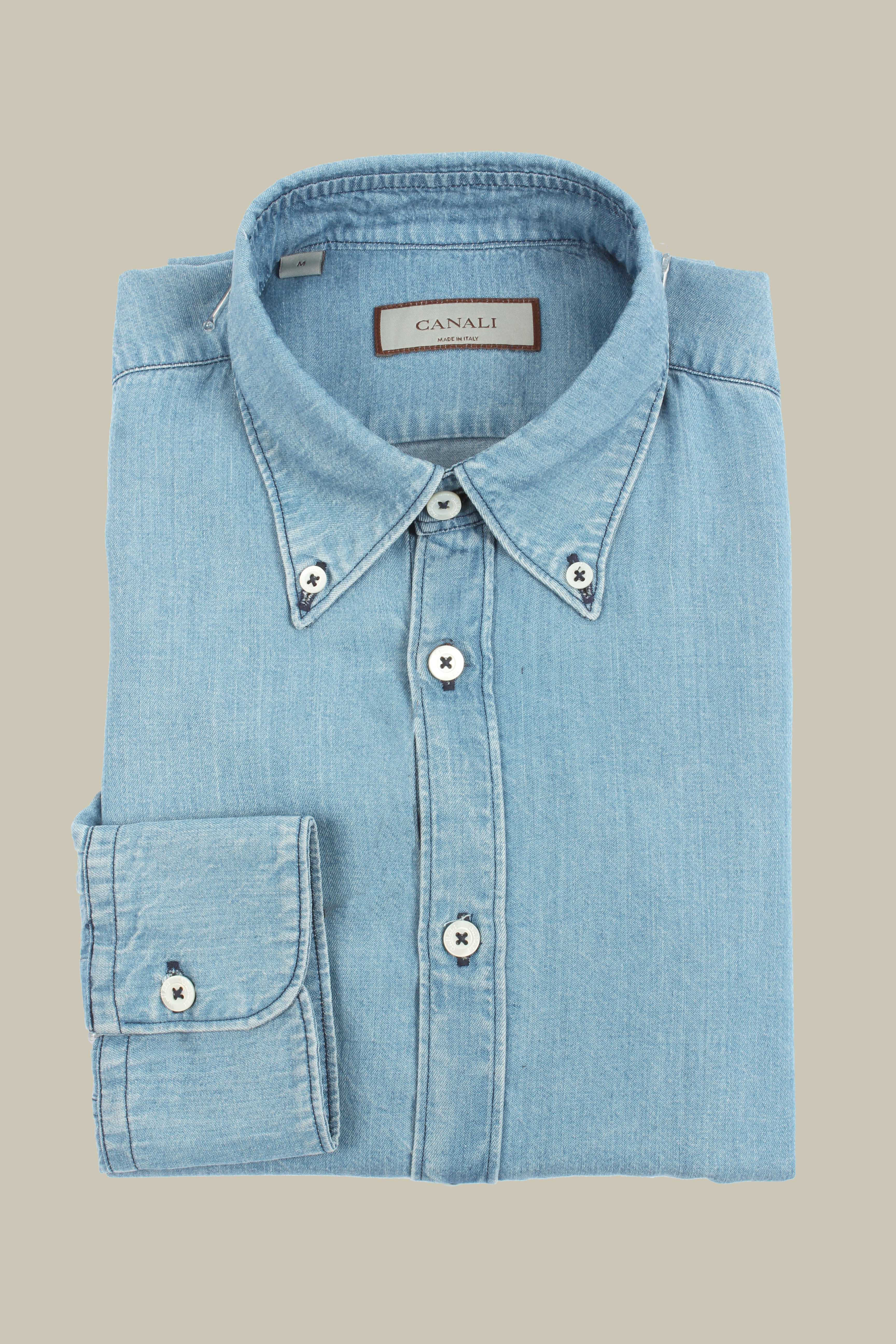Blue Denim Button Down Shirt