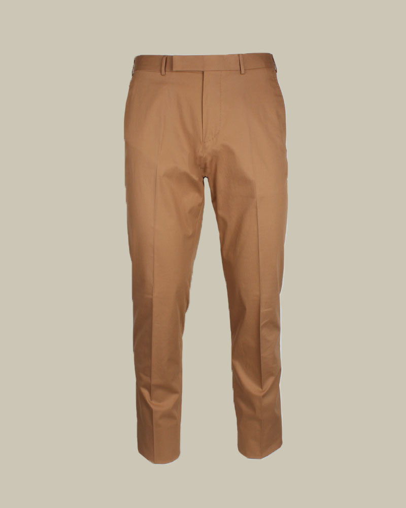 Premium Cotton Chino Tobacco