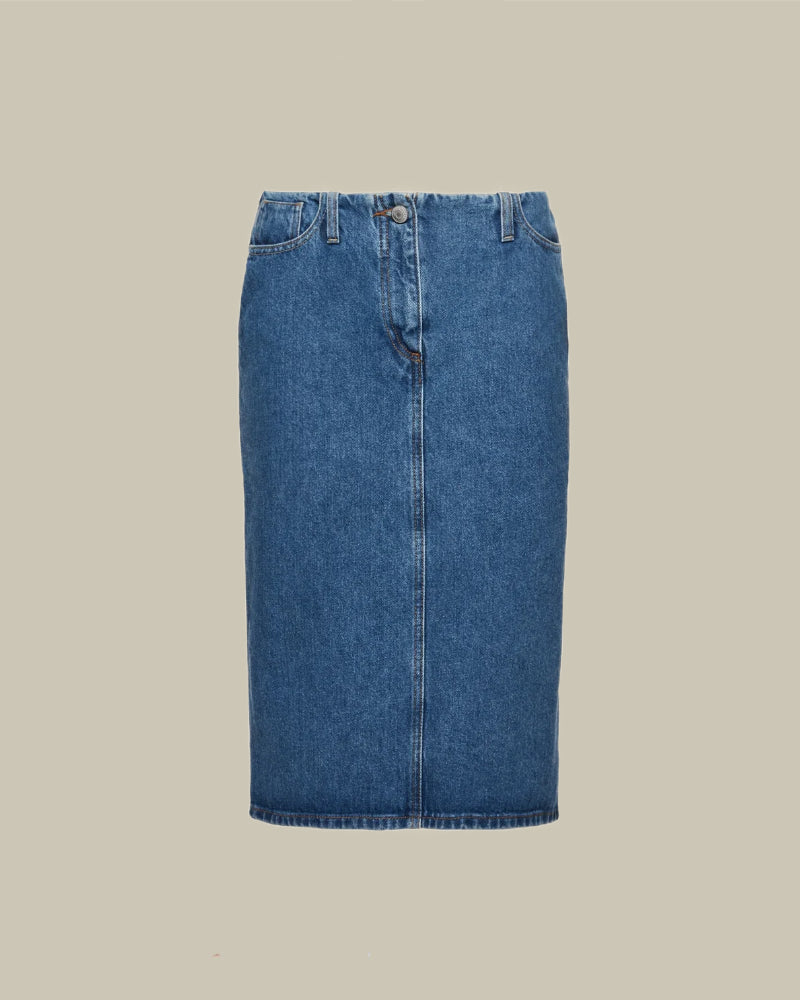 Blue Denim Skirt