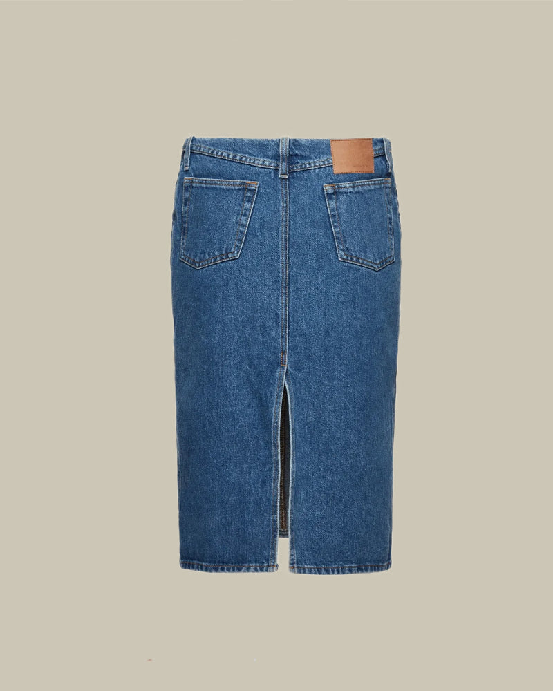 Blue Denim Skirt