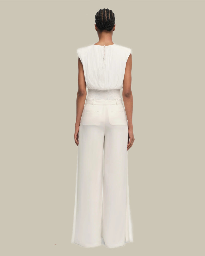Matilda Ivory Cropped Top