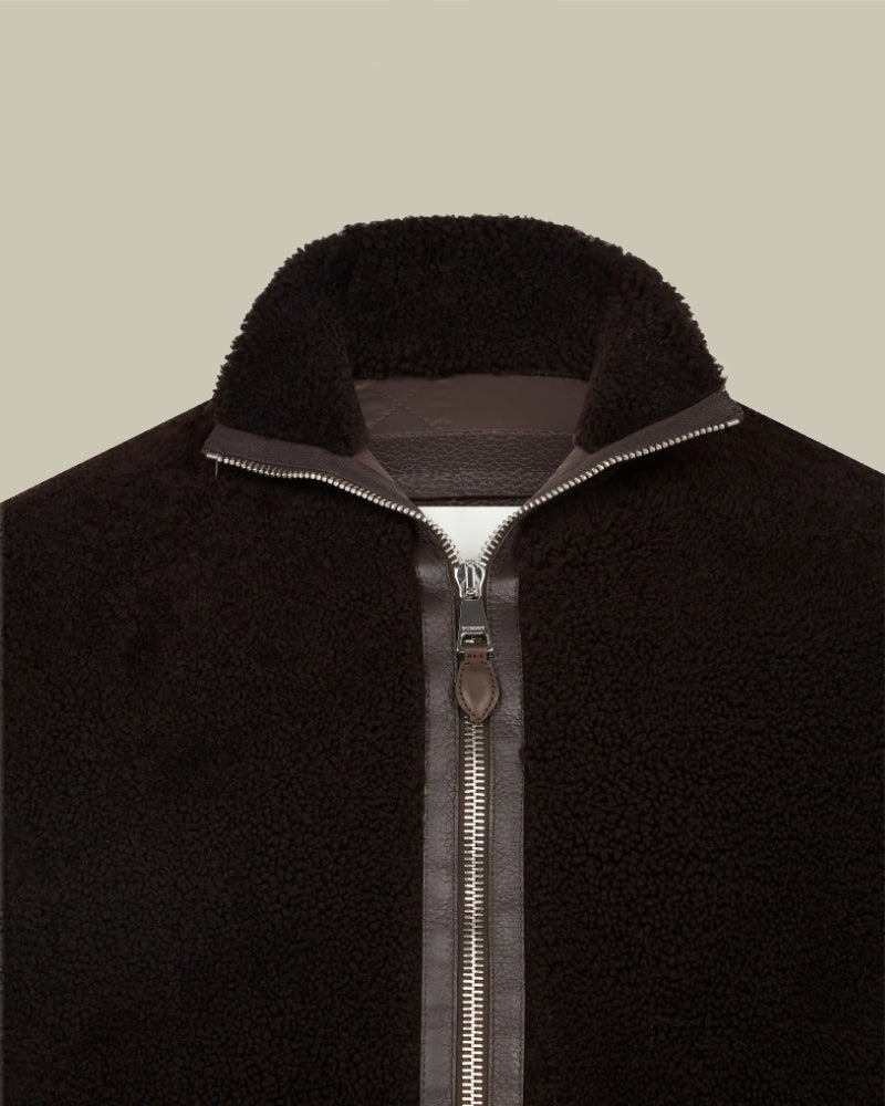 Brown Shearling Jacket