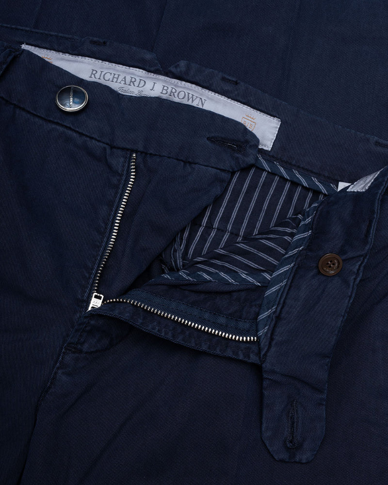 SINGAPORE Navy Cotton Chino