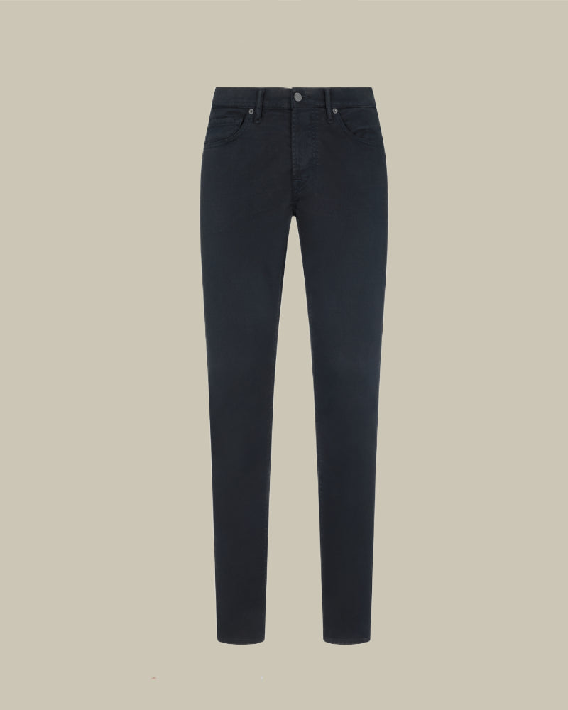 Navy Stretch Twill Slim Fit Denim
