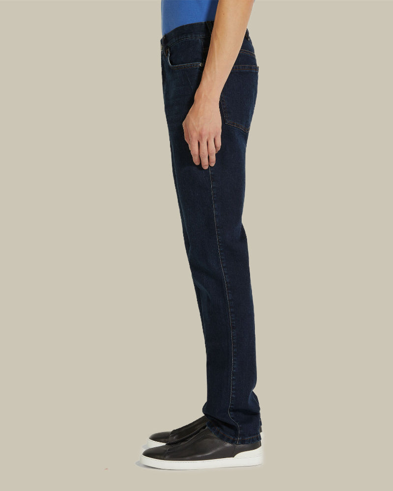 Clean Indigo Wash Comfort Stretch Jean