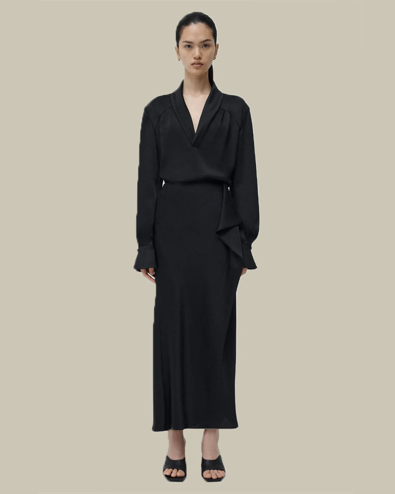 Blane Midi Skirt Black