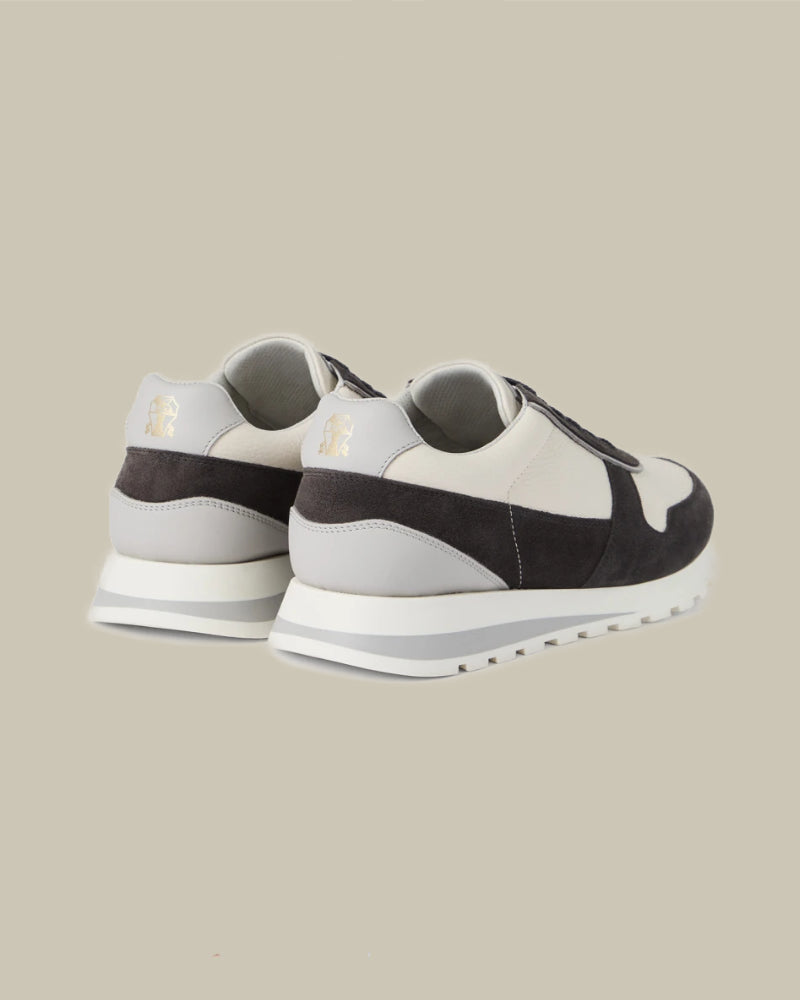 Washed Suede & Calfskin Runners