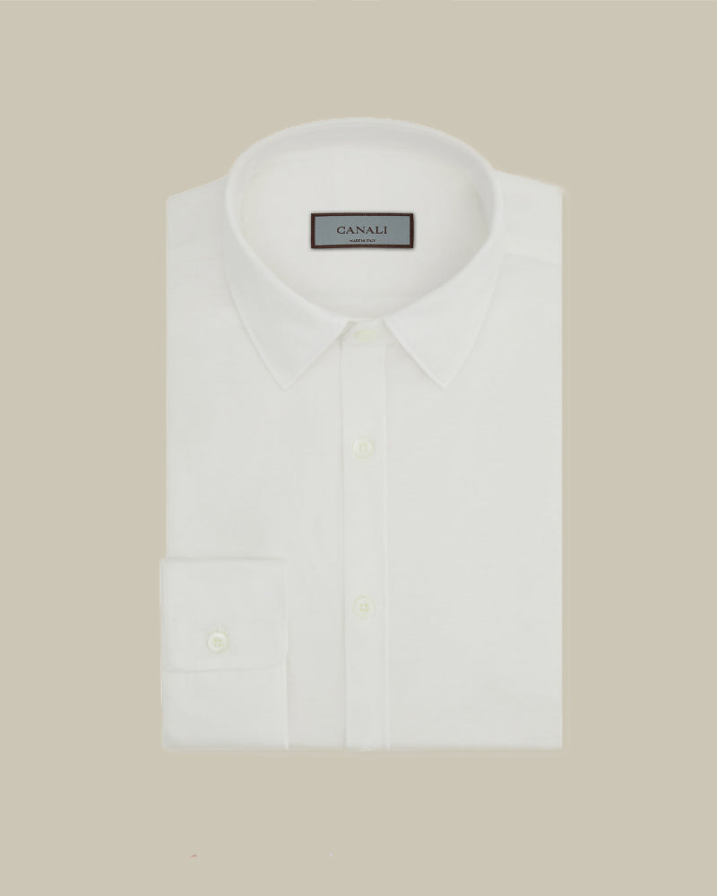 White Jersey Shirt
