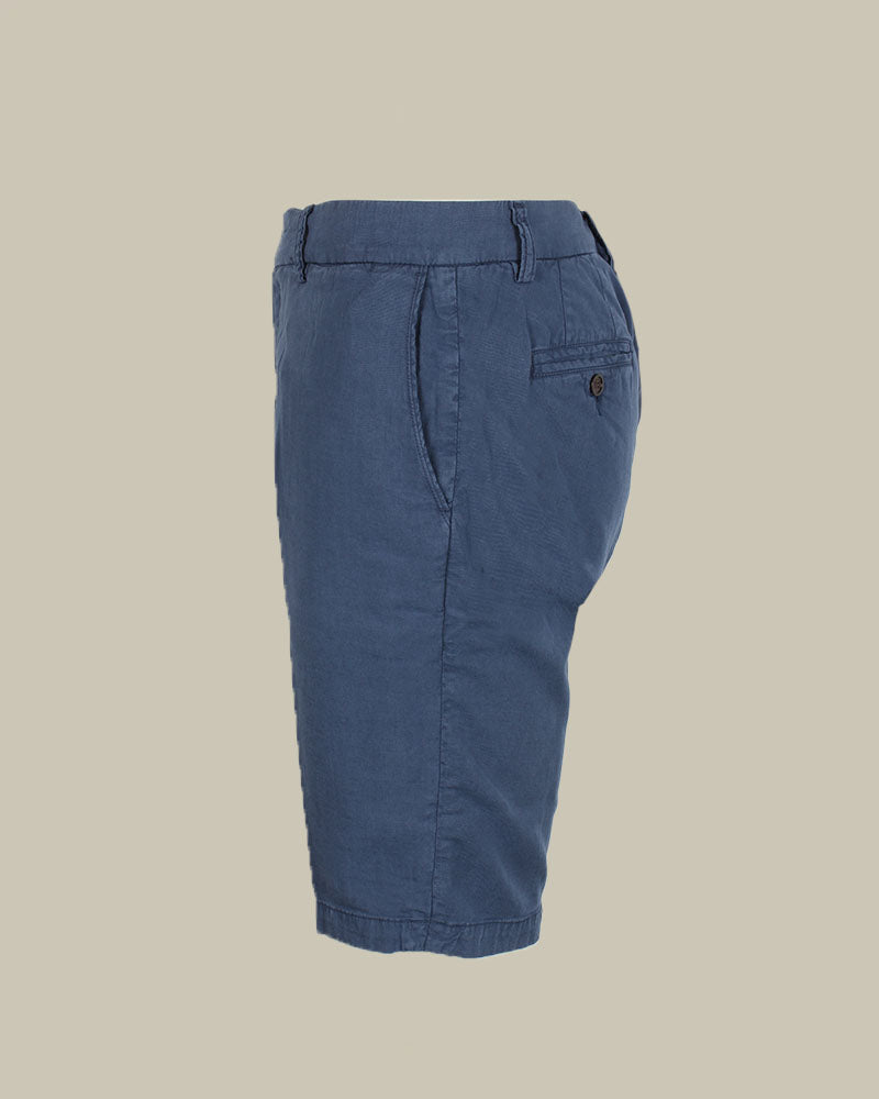 SPARGI Ocean Blue Cotton & Lyocell Shorts