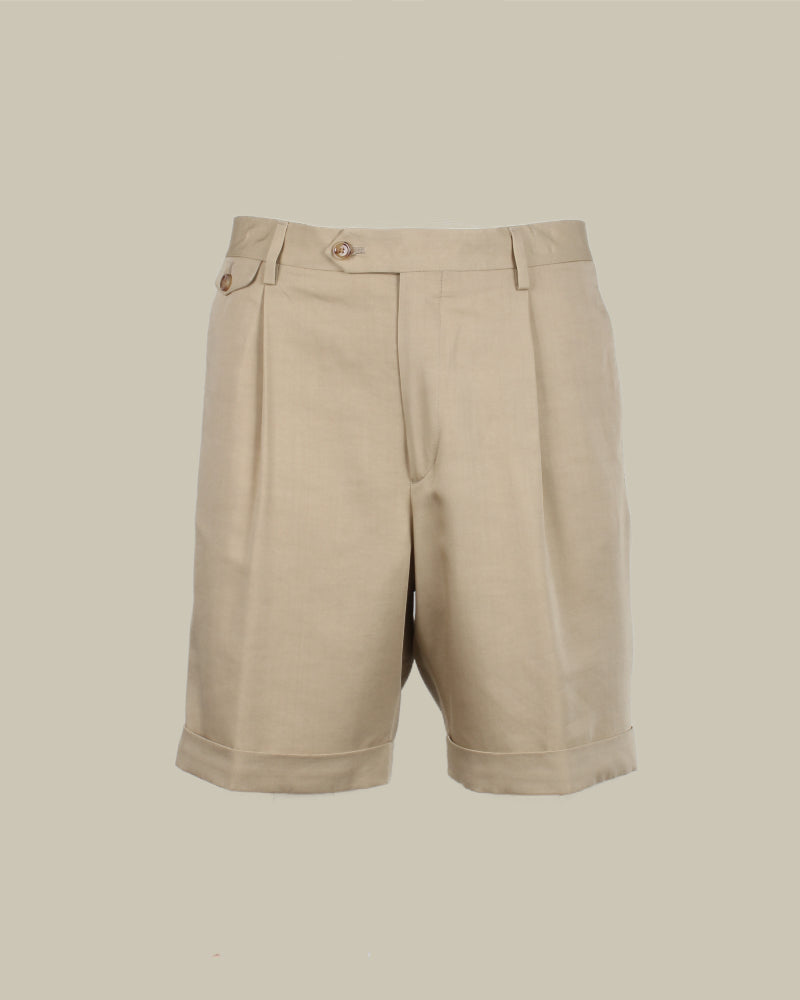 Beige Bermuda Shorts