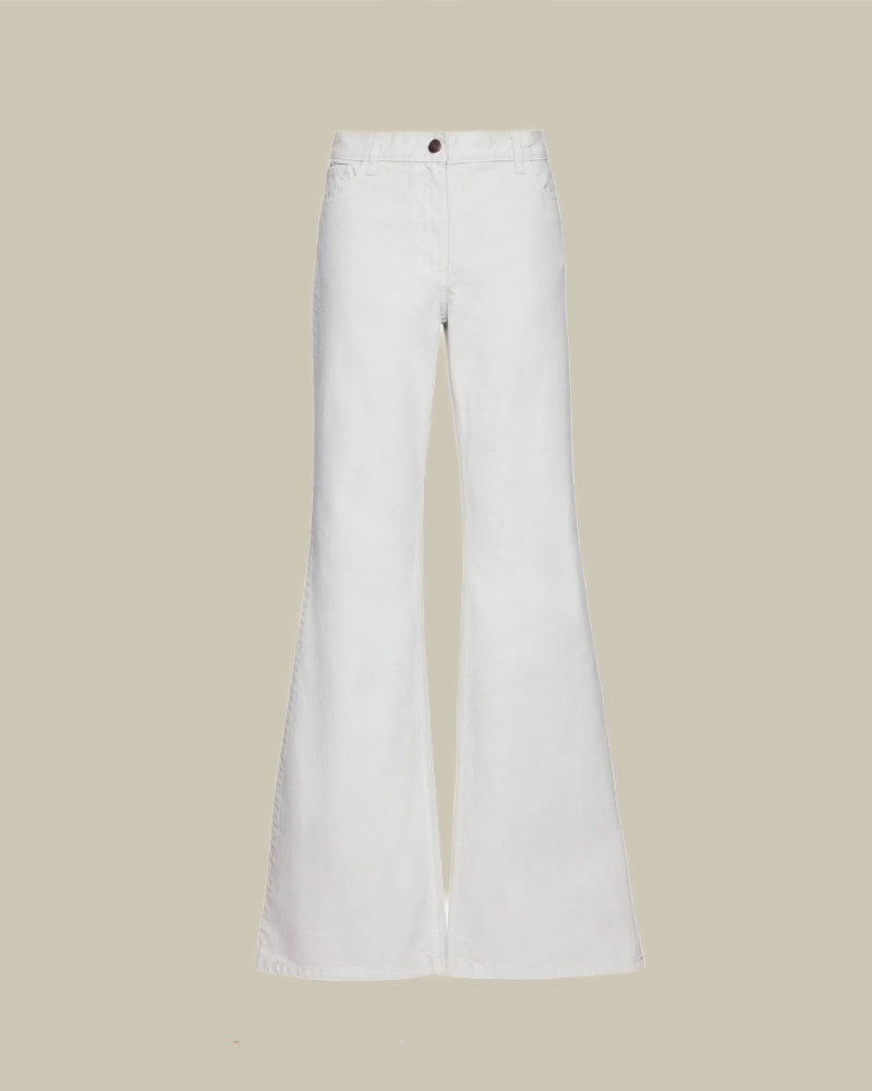 Cappucino Denim Flared Jeans