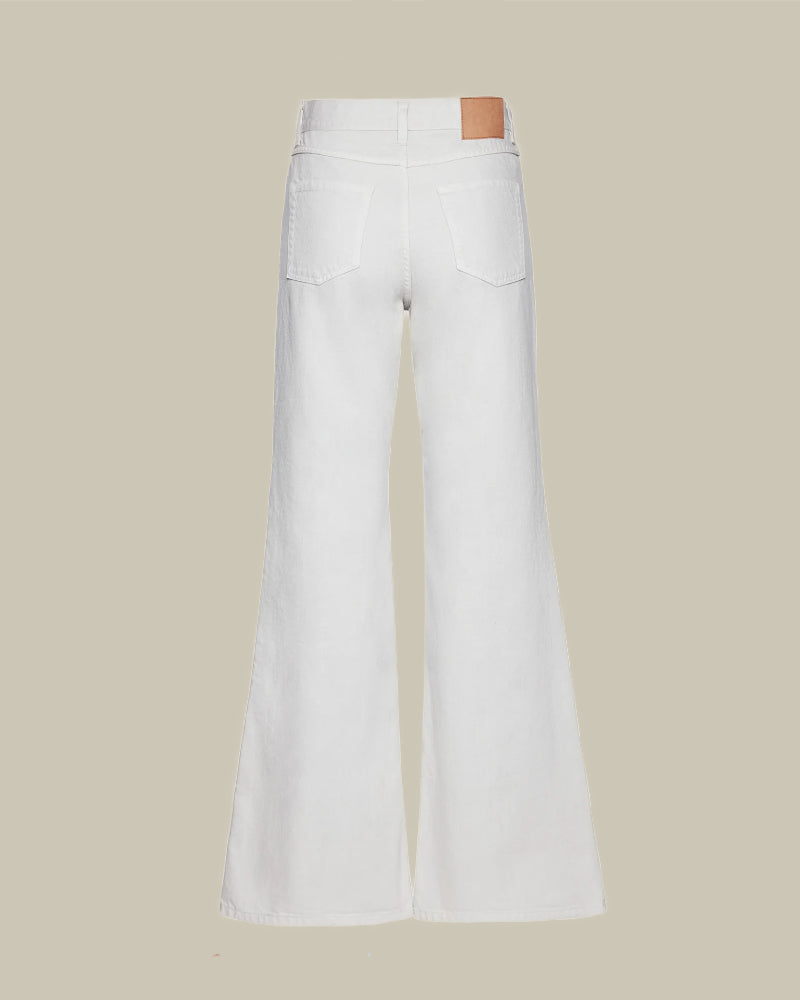 Cappucino Denim Flared Jeans