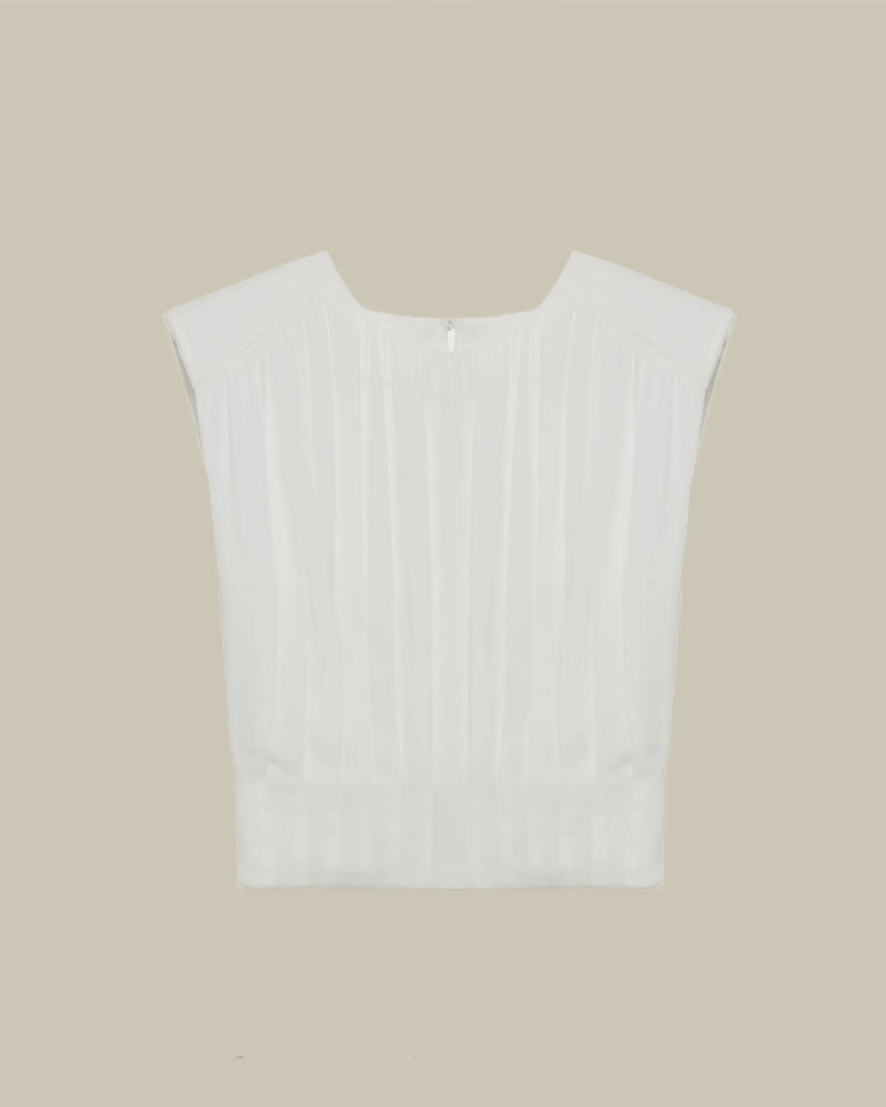 Matilda Ivory Cropped Top