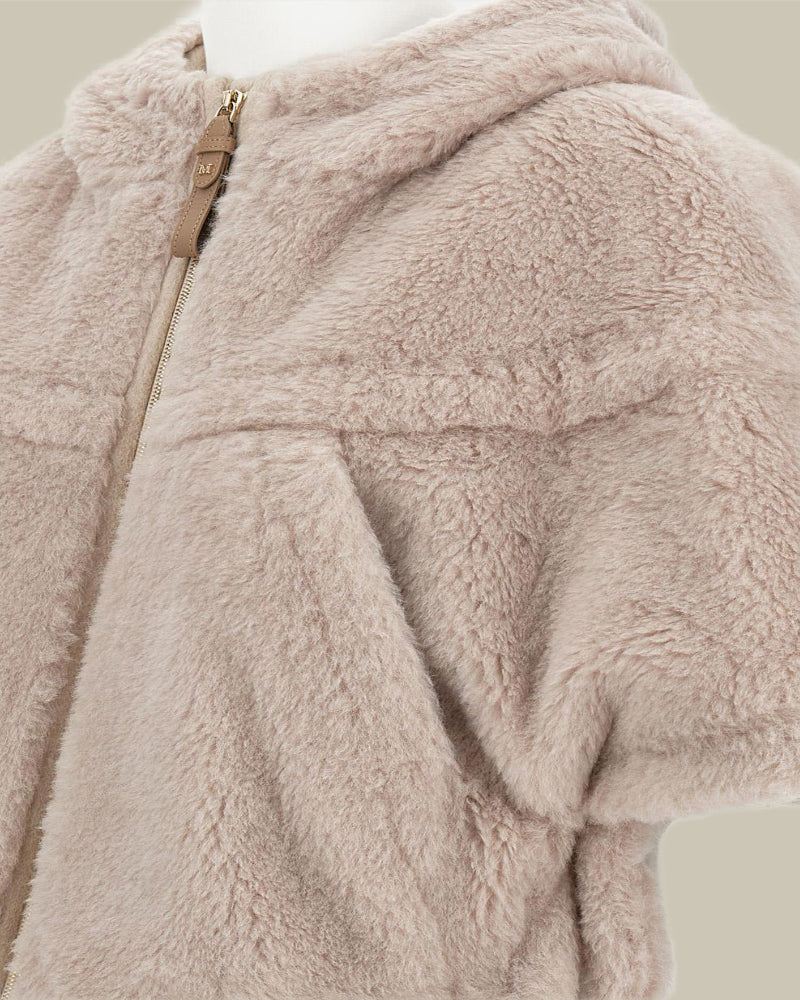 Pelato Beige Cape Wrap Poncho