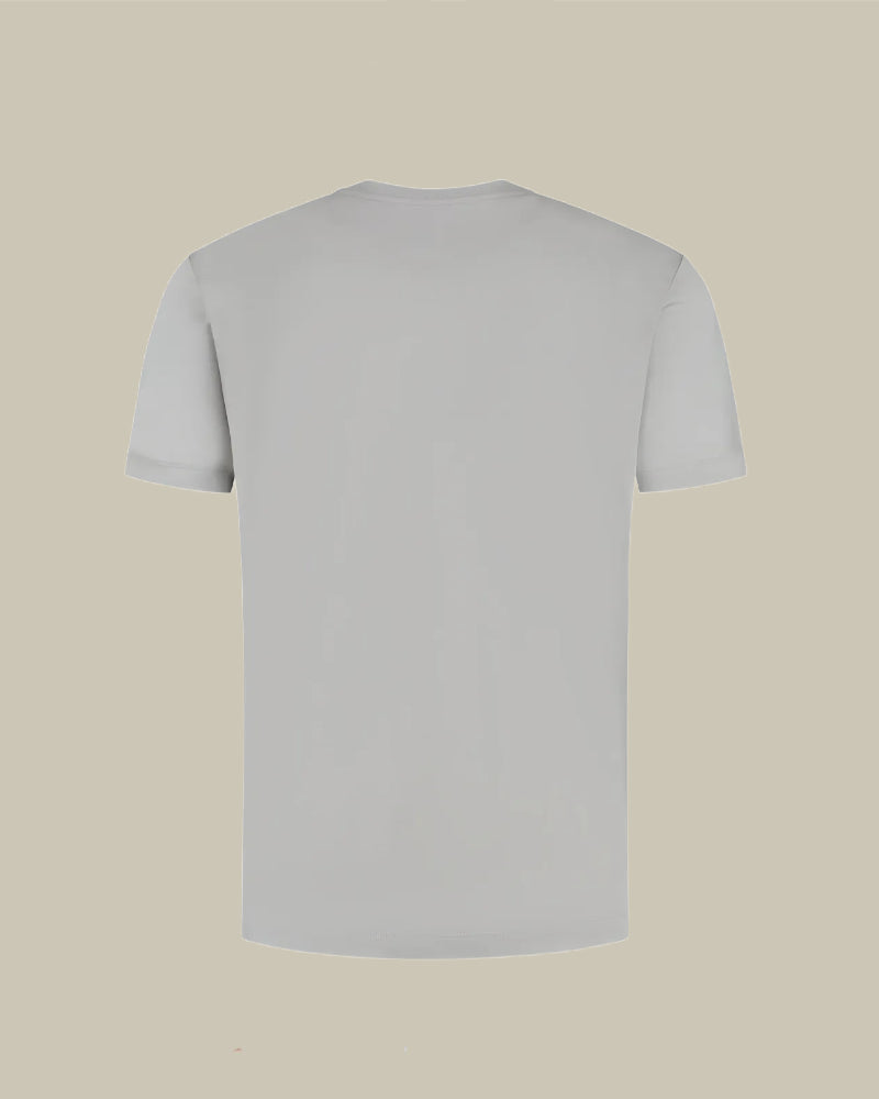 JAMES Grey Marl Merino Wool T Shirt