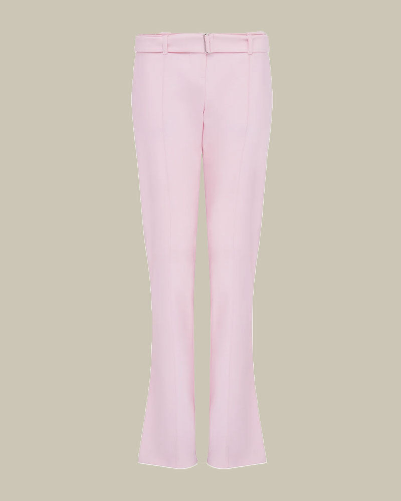 Raw Edge Waistline Trousers