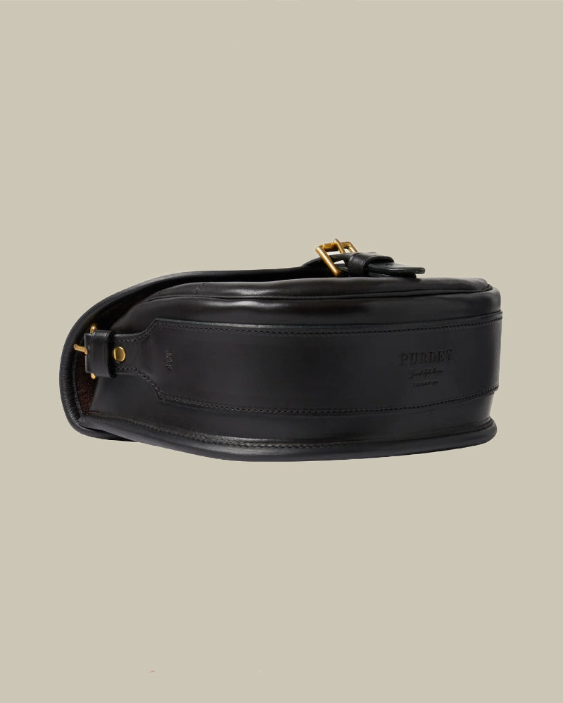 Dark Brown Bridle Leather Cartridge Bag