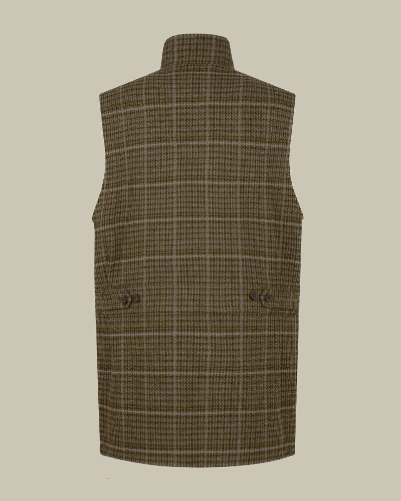 Tom Purdey Hi Collar Tweed Sporting Vest