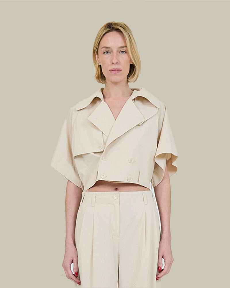 Axel Sand Short Sleeved Top