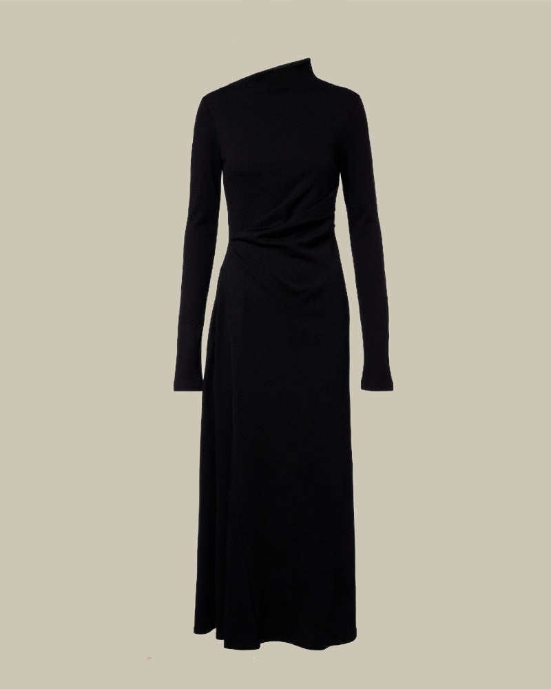 Edile Black Jersey Dress