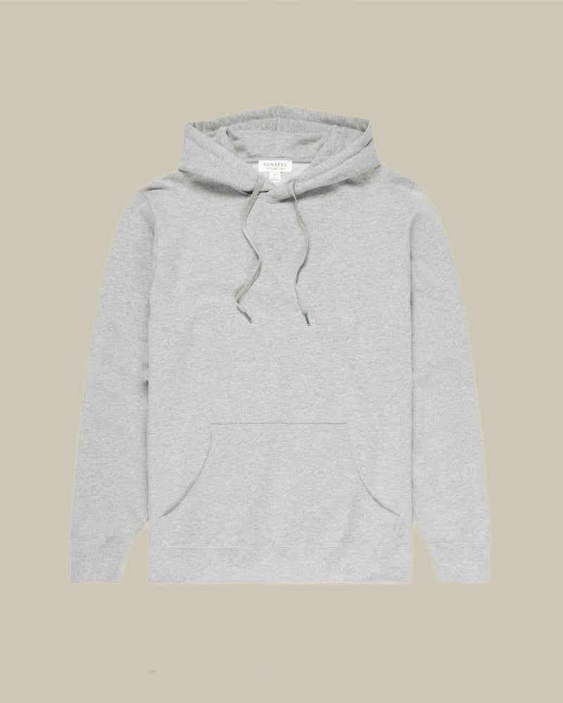 Loopback Hoodie Grey Melange