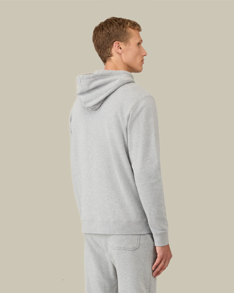 Loopback Hoodie Grey Melange