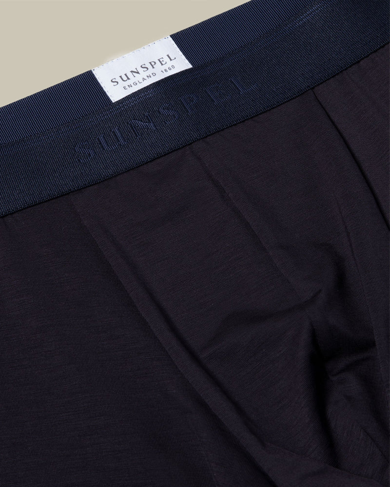 Tencel Stretch Trunk Navy