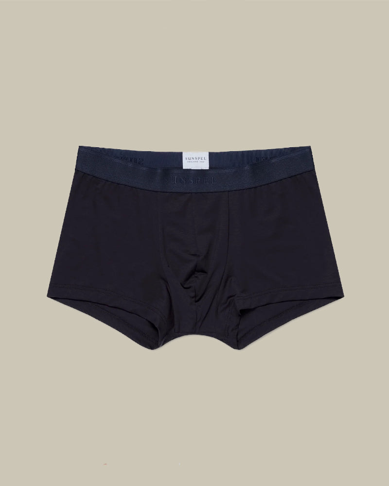 Tencel Stretch Trunk Navy