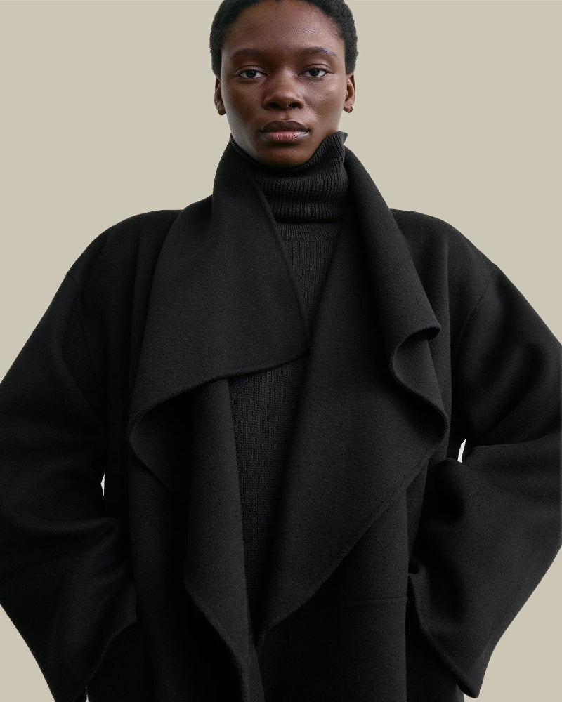 Signature Doublé Coat Black