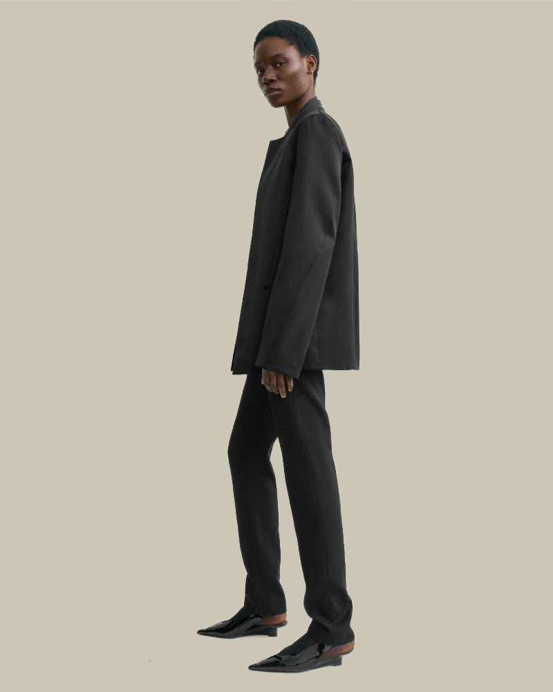 Black Satin Dinner Jacket