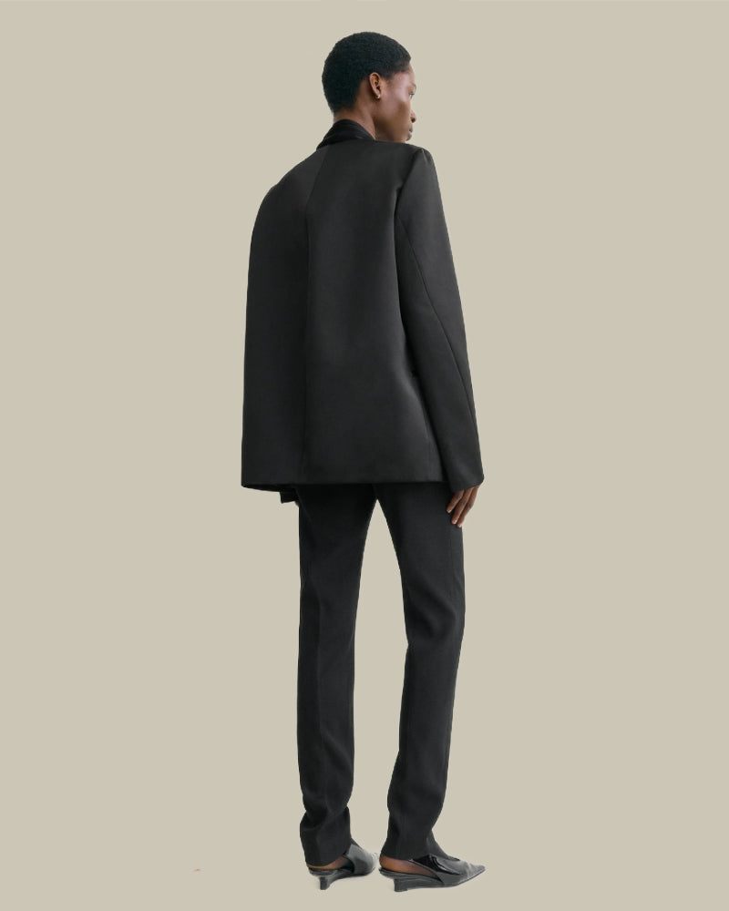 Black Satin Dinner Jacket