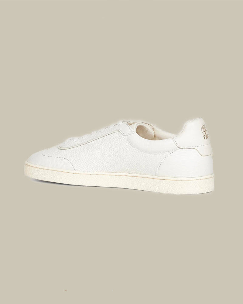 White Deerskin Sneaker