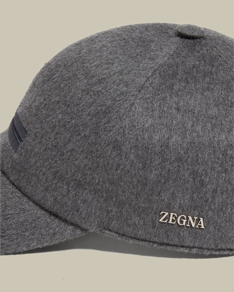 Oasi Cashmere Charcoal Grey Cap