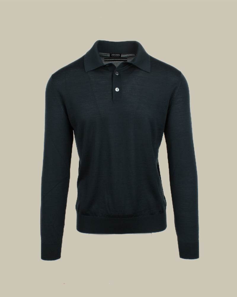 Teal High Performance Merino Polo