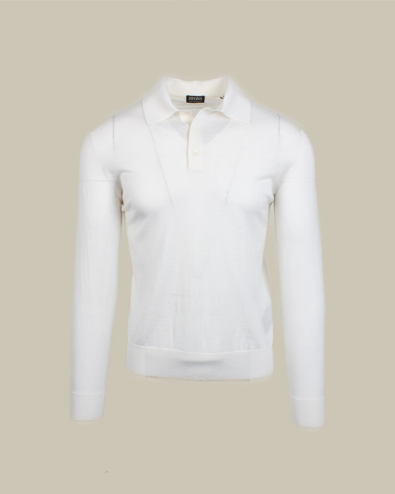 Off White High Performance Merino Polo
