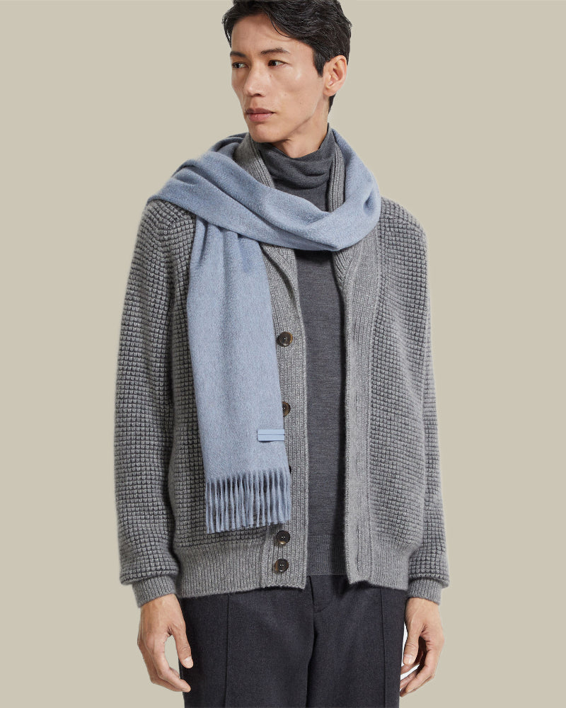 Oasi Cashmere Grey/Blue Scarf