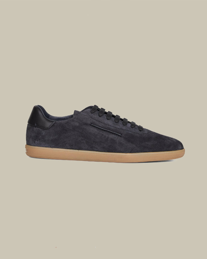 Dark Blue 232 Suede Sneakers