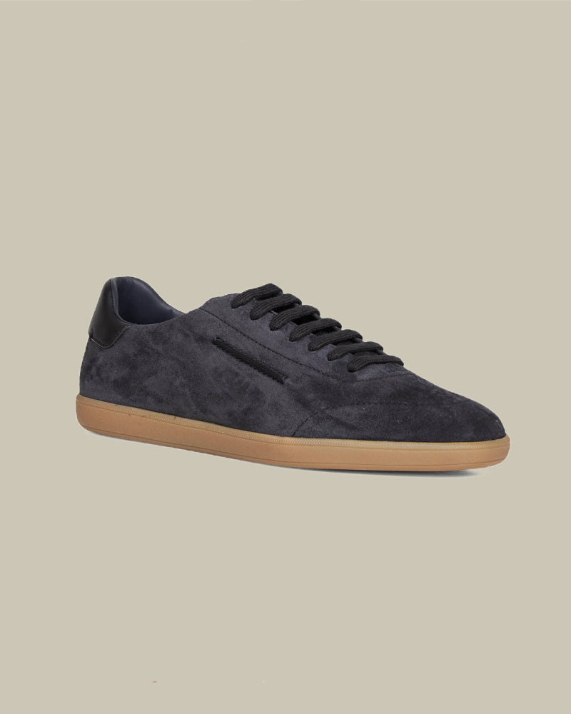 Dark Blue 232 Suede Sneakers
