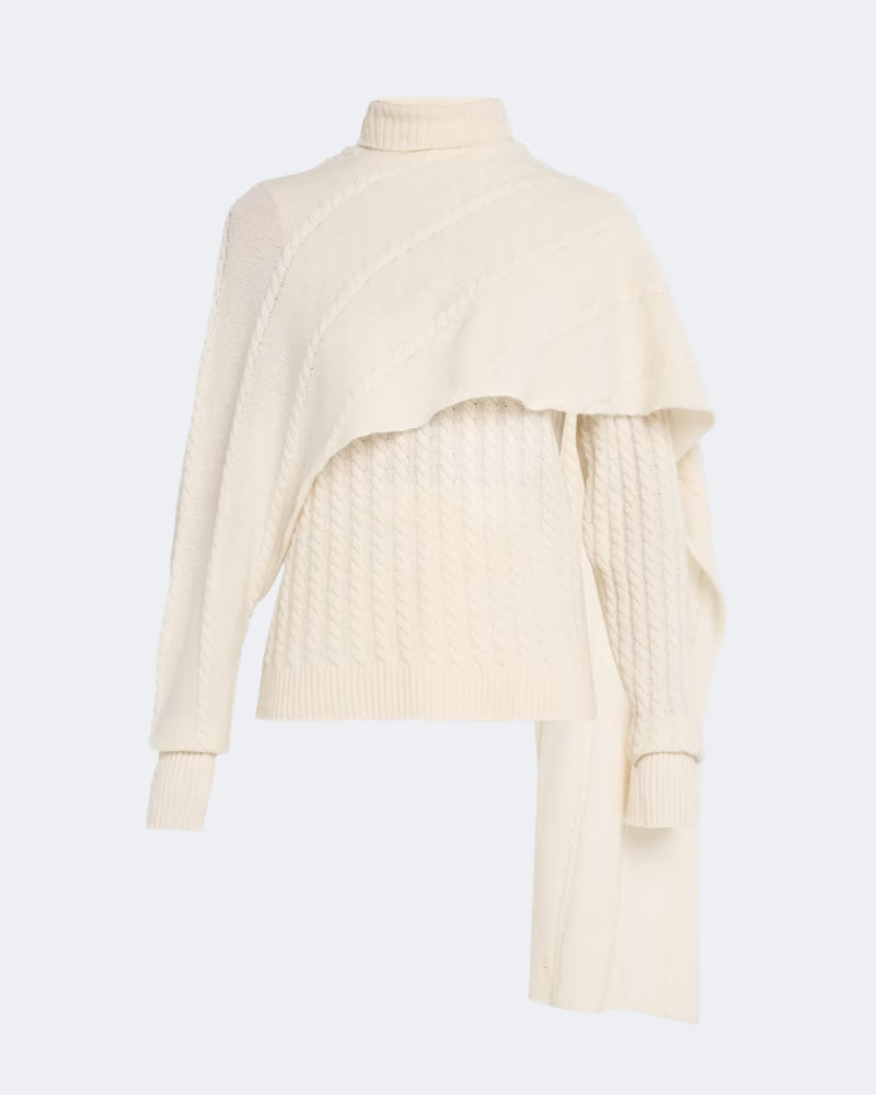 Cashmere Shawl Sweater