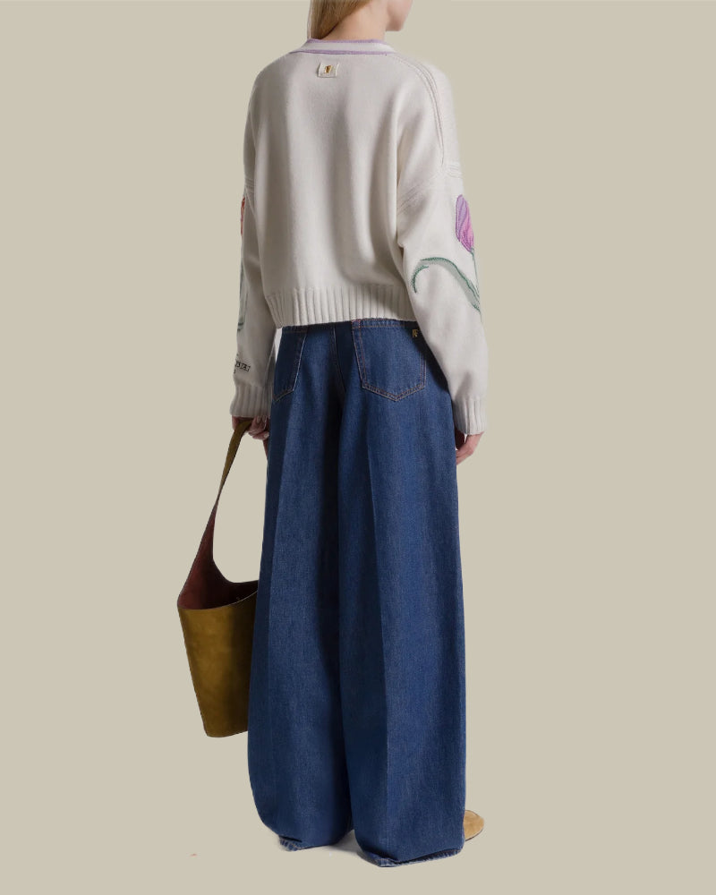 Herbarium Embroidered Cardigan