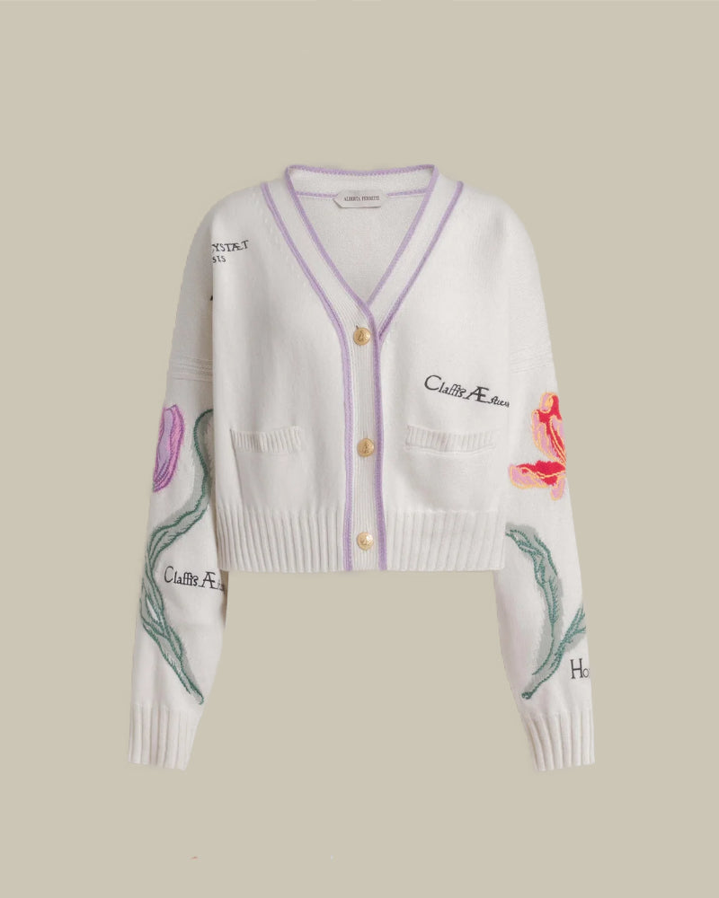 Herbarium Embroidered Cardigan