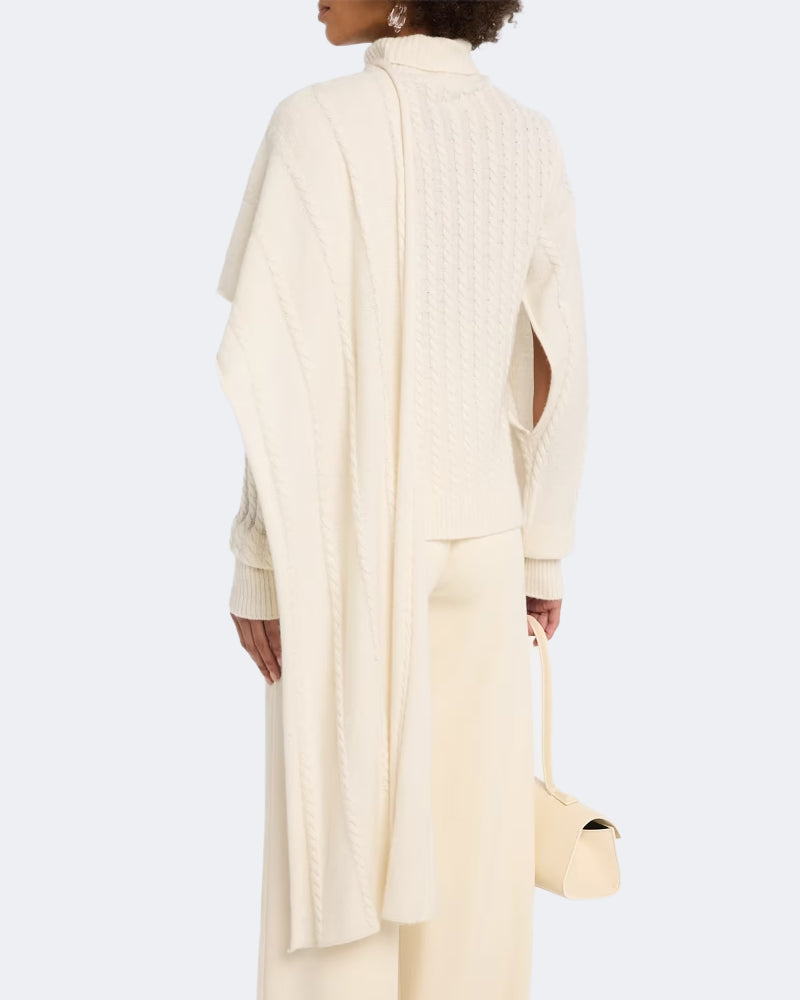 Cashmere Shawl Sweater